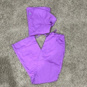Grey’s Anatomy Magenta Scrub Set, Size S